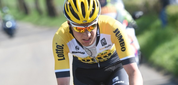 Wilco Kelderman baalt na stuurfout in Amstel Gold Race