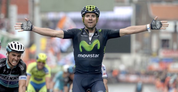 Alejandro Valverde sprint naar zijn derde zege in Luik-Bastenaken-Luik
