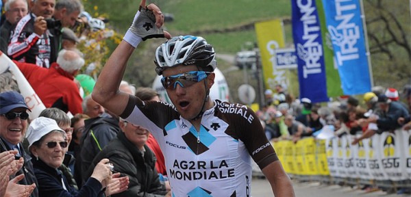 Pozzovivo wint bergetappe in Giro del Trentino-Melinda