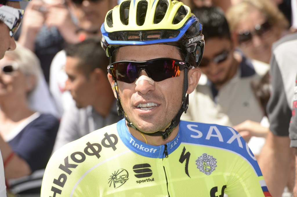 Contador kent helpers voor de Tour de France
