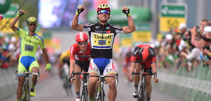 Peter Sagan wint zesde etappe in Ronde van Zwitserland