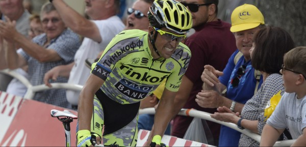 Contador klimt naar zege op Alto do Malhão, eindzege Thomas