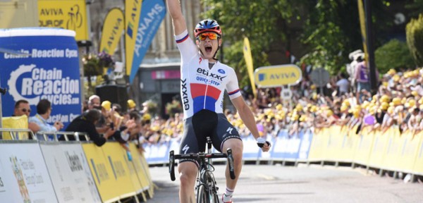 Petr Vakoc soleert naar zege in tweede rit Tour of Britain