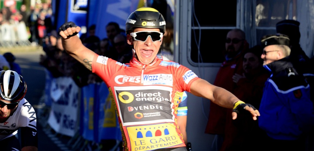 Coquard wint weer in Bessèges, Reus kleurt etappe