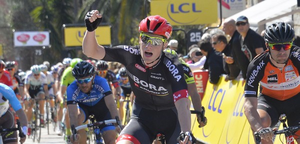 Ritzege Bennett in Giro della Toscana, eindzege Bennati