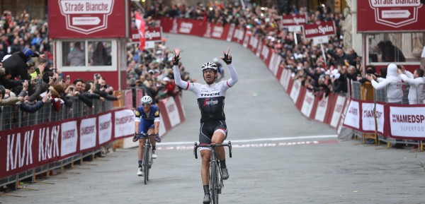 Cancellara wint voor derde keer Strade Bianche
