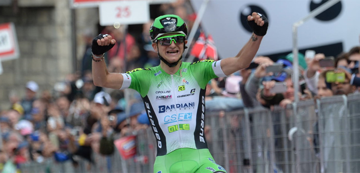 Giro 2016: Ciccone soleert naar ritzege, Jungels nieuwe leider