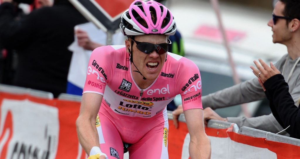 Giro 2016: Kruijswijk steviger in het roze na klimtijdrit, winst Foliforov