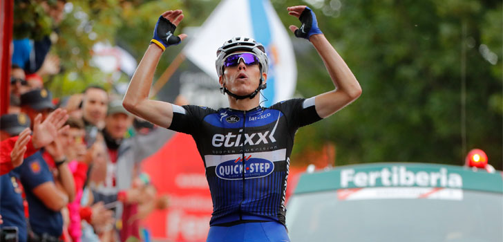 Vuelta 2016: De la Cruz schiet raak op Alto del Naranco