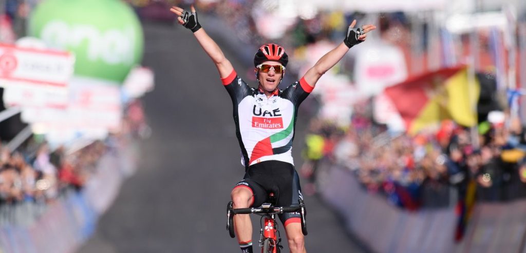 Giro 2017: Jan Polanc overleeft op de Etna, Bob Jungels pakt roze trui