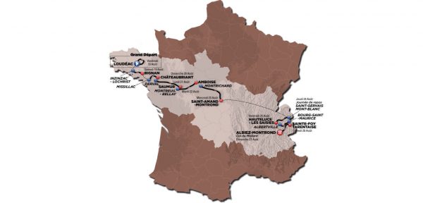 Tour de l’Avenir 2017 telt drie aankomsten bergop, geen tijdrit