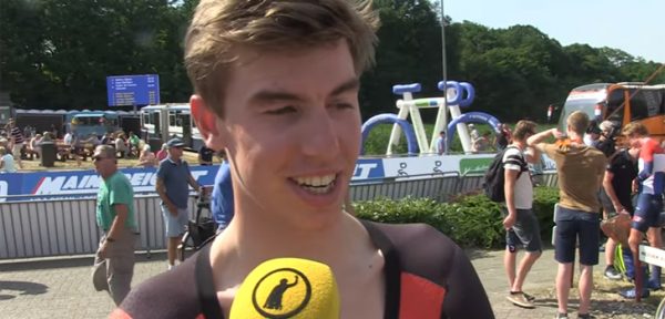 Pascal Eenkhoorn wint proloog in Olympia’s Tour
