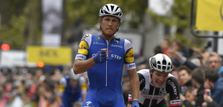 Trentin wint zijn tweede Parijs-Tours, Terpstra derde
