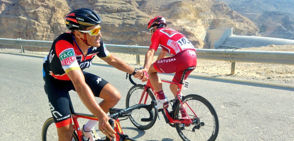 Van Avermaet ziet weinig kans op eindoverwinning Oman