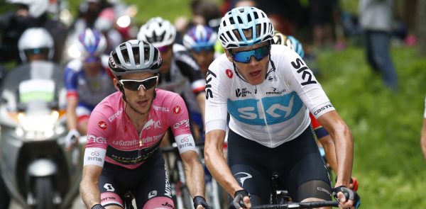 Giro 2018: Rozetruidrager Yates ontmoet man met hamer op de Finestre