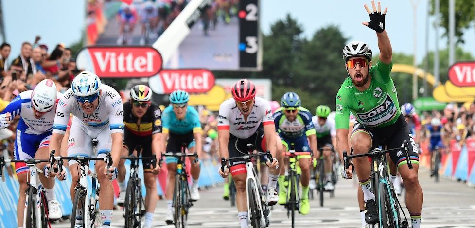 Tour 2018: Sagan klopt Kristoff en Démare in Valence
