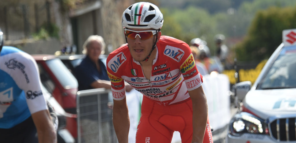 Davide Ballerini is klimmers te snel af in Memorial Marco Pantani