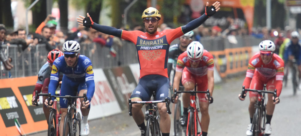 Sonny Colbrelli wint verregende editie Gran Piemonte