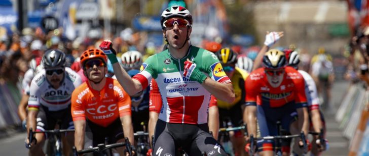 Elia Viviani imponeert met sprintzege in Tour Down Under
