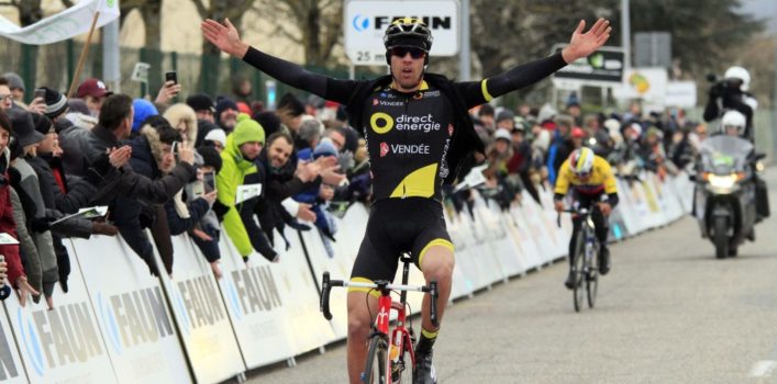 Lilian Calmejane start in Ronde van Vlaanderen