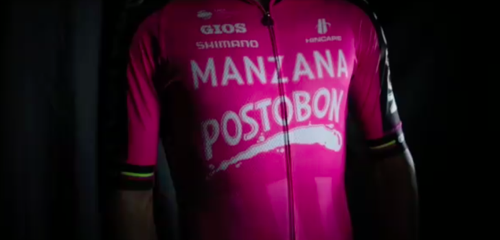 Wielertenues 2019: Opgefriste roze shirts voor Manzana Postobón