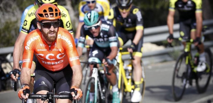 Simon Geschke breekt elleboog in Vuelta a Murcia