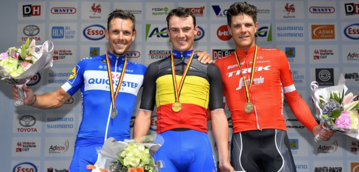Belgisch Kampioenschap wielrennen 2024 finisht in Zottegem