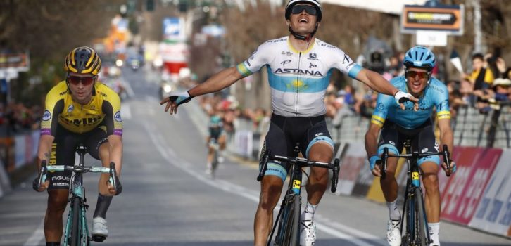 Lutsenko de beste in enerverende Tirreno-rit, Dumoulin verliest tijd