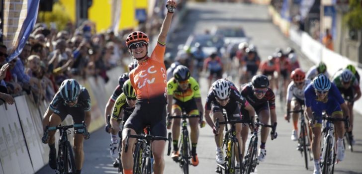 Marianne Vos wint sprint van elitegroep in Trofeo Alfredo Binda