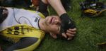 Onfortuinlijke Van Aert: “Het zit voorlopig niet mee in Roubaix”