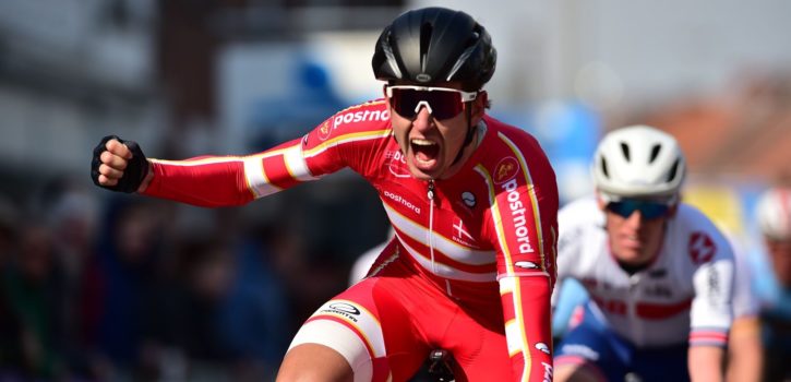 Andreas Stokbro spurt naar winst in Ronde van Vlaanderen U23