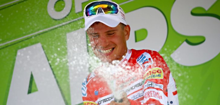 Fausto Masnada wint derde rit Tour of the Alps na late aanval