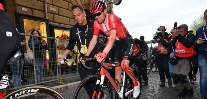 Dumoulin verlaat de Giro: “Ik wist dat het niet ging lukken”