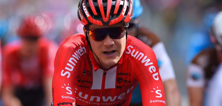 Giro 2019: Sunweb moet verder zonder zieke Louis Vervaeke