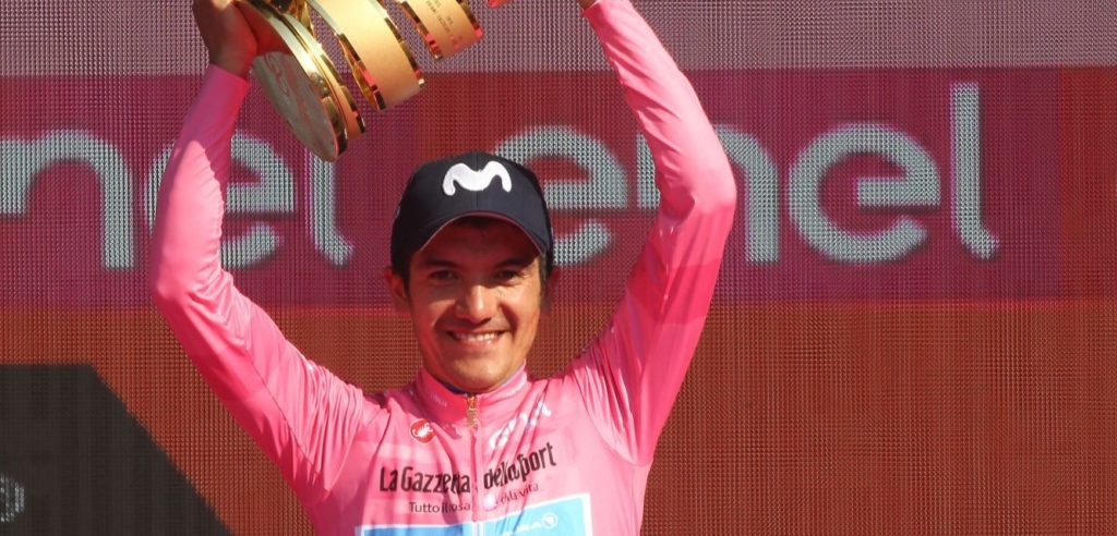 Richard Carapaz na eindzege Giro: “Dit is een ongelooflijk moment”