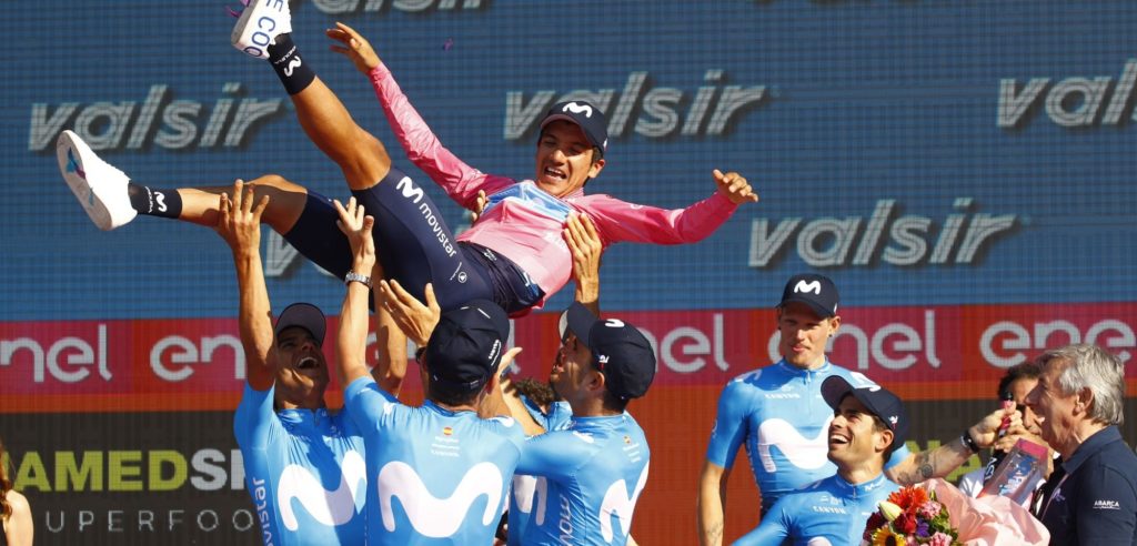 ‘Giro-winnaar Carapaz tekent tweejarig contract bij Team Ineos’