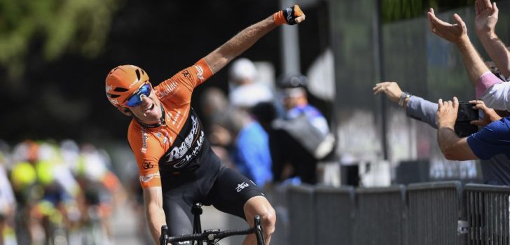 Pieter Weening verschalkt het peloton in Ronde van Luxemburg