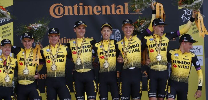 Tour 2019: Jumbo-Visma voorlopig best verdienende ploeg