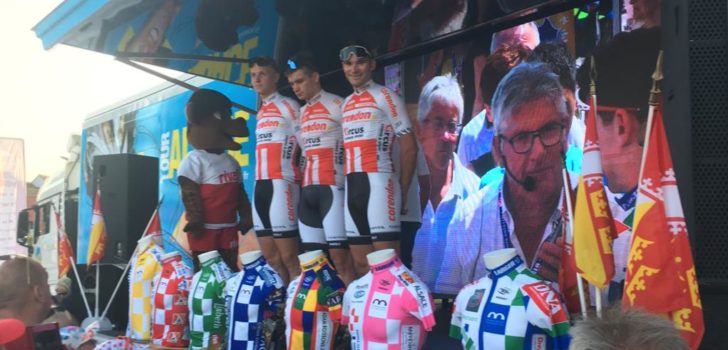 Corendon-Circus wint ploegproloog Tour Alsace, Vermeersch leidt