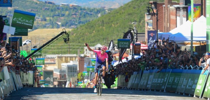 Dombrowski soleert naar ritwinst in Tour of Utah, Hermans pakt eindzege