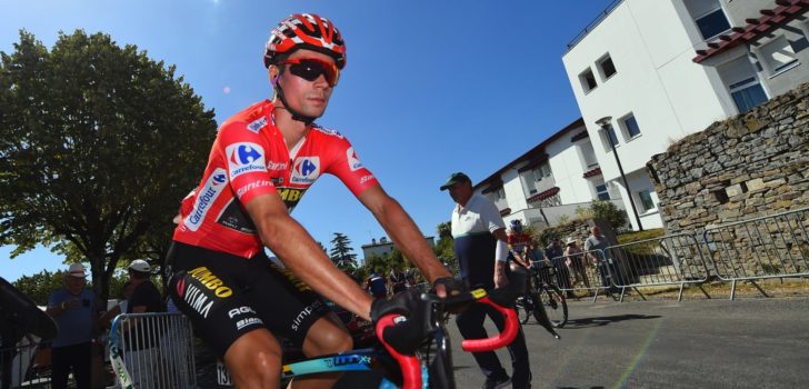 Vuelta 2019: Primoz Roglic blijft ongedeerd bij valpartij
