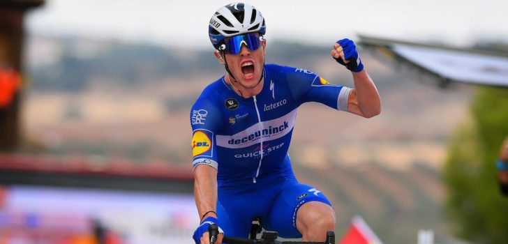 Vuelta 2019: Vluchter Cavagna blijft peloton voor in Toledo