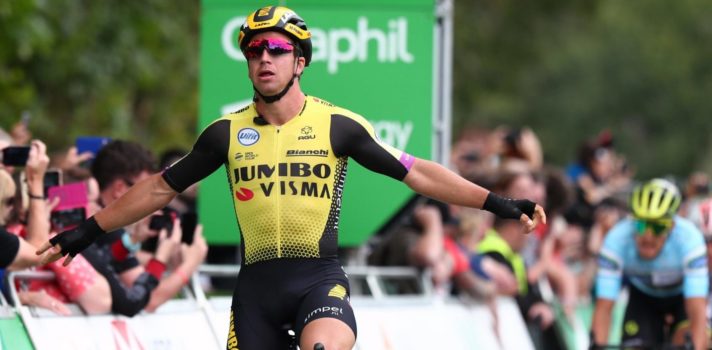 Derde sprintzege Groenewegen in Tour of Britain, Trentin nieuwe leider