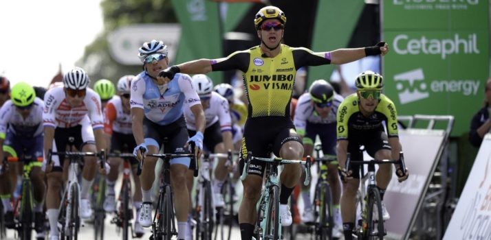 Groenewegen opent Tour of Britain met zege, Van der Poel vierde