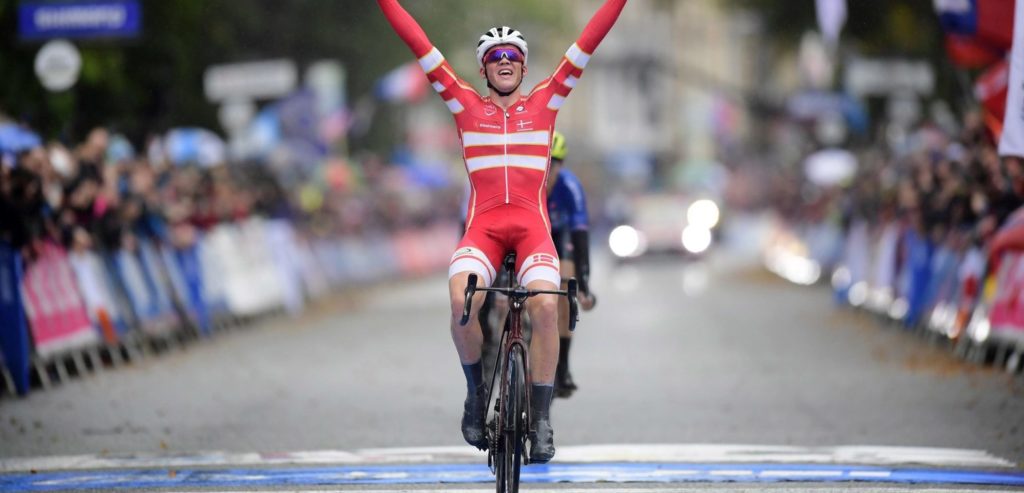 Pedersen debuteert in Tour de lEurométropole in regenboogtrui