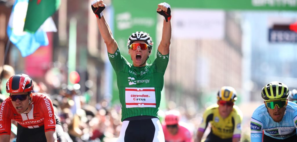 Mathieu van der Poel geeft eindzege in Tour of Britain extra glans met derde ritzege