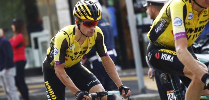 Primoz Roglic maakt zijn opwachting in de Tour de France