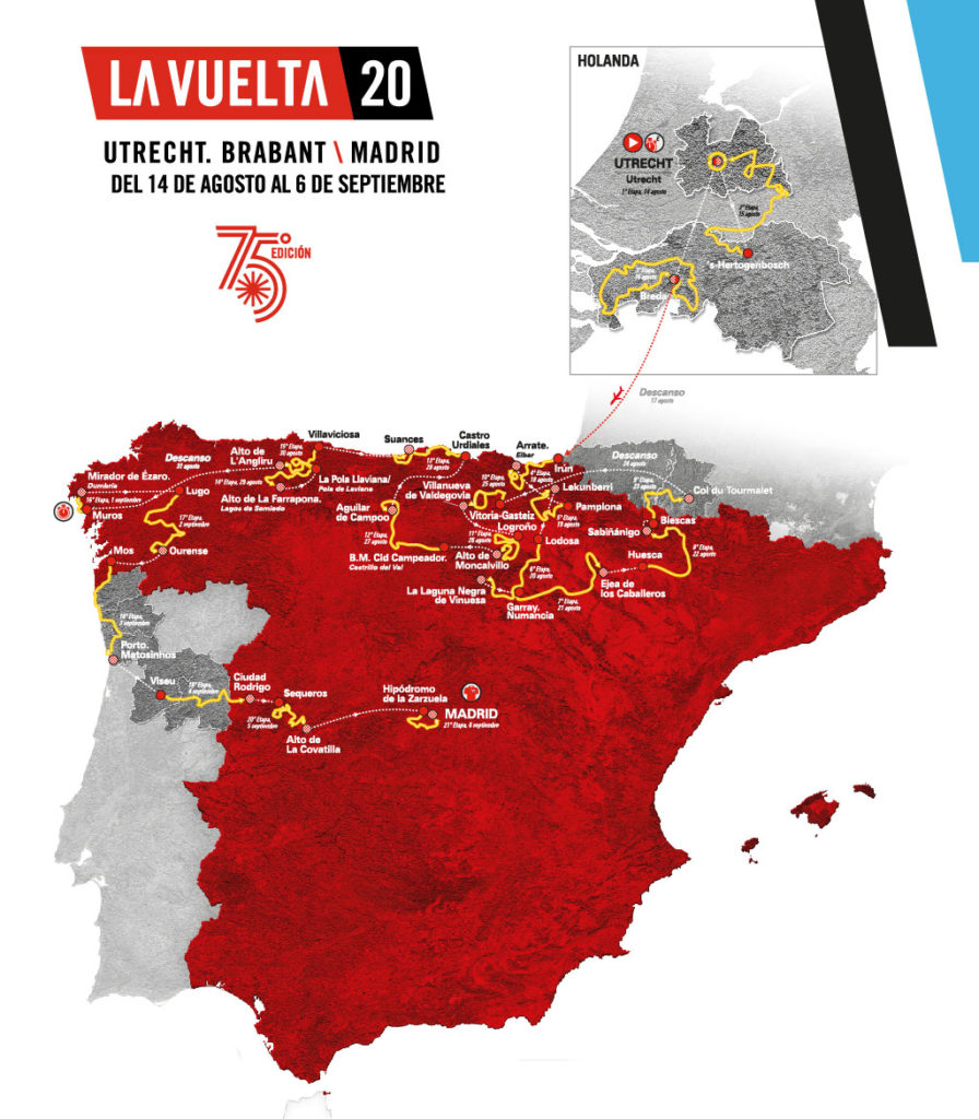 Parcours Vuelta 2020