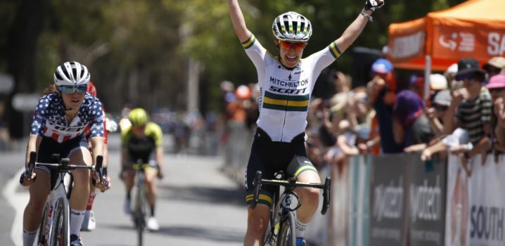 Amanda Spratt slaat dubbelslag in Women’s Tour Down Under