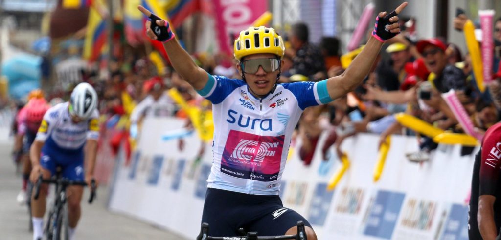 Sergio Higuita wint spannende etappe Tour Colombia 2.1